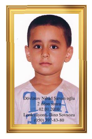 Dövlətov Nihat Şirvan oğlu  (02.01.2010)